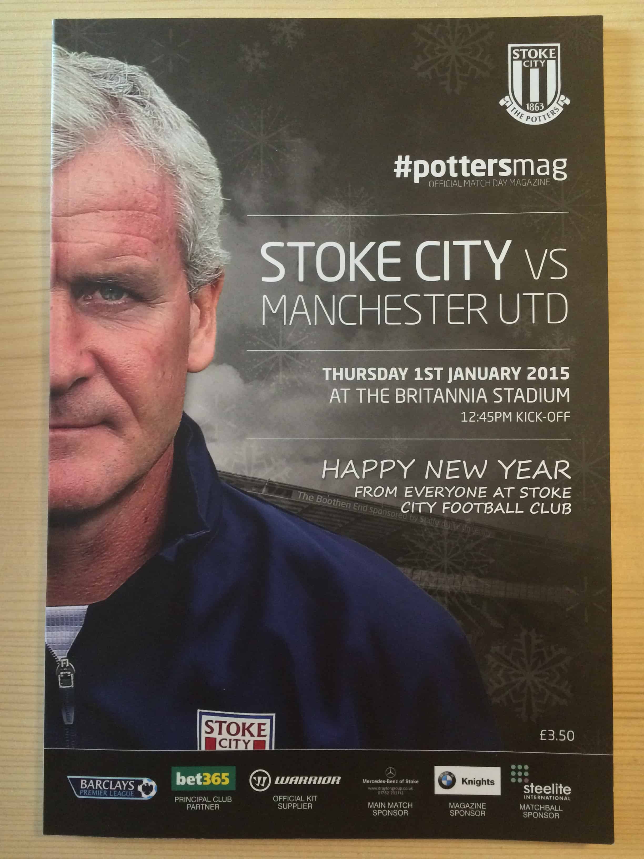 Stoke City FC v Manchester United FC